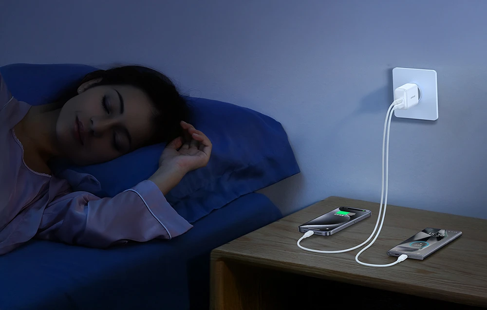 Įkroviklis Joyroom JR-TCF21 20W USB-C/USB-A baltas aprašymas - Prekės nuotrauka Įkroviklis Joyroom JR-TCF21 20W USB-C/USB-A baltas aprašymas - Prekės nuotrauka