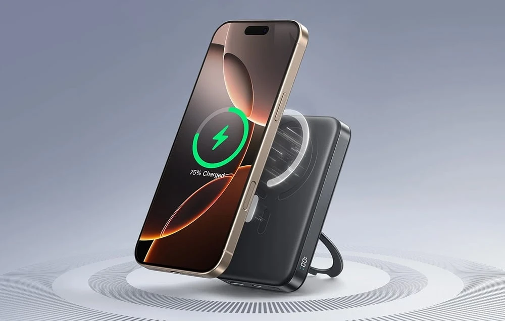 Išorinė baterija Power Bank Joyroom JR-PBM12 22.5W Magnetic Wireless 10000mAh juoda aprašymas - Prekės nuotrauka Išorinė baterija Power Bank Joyroom JR-PBM12 22.5W Magnetic Wireless 10000mAh juoda aprašymas - Prekės nuotrauka
