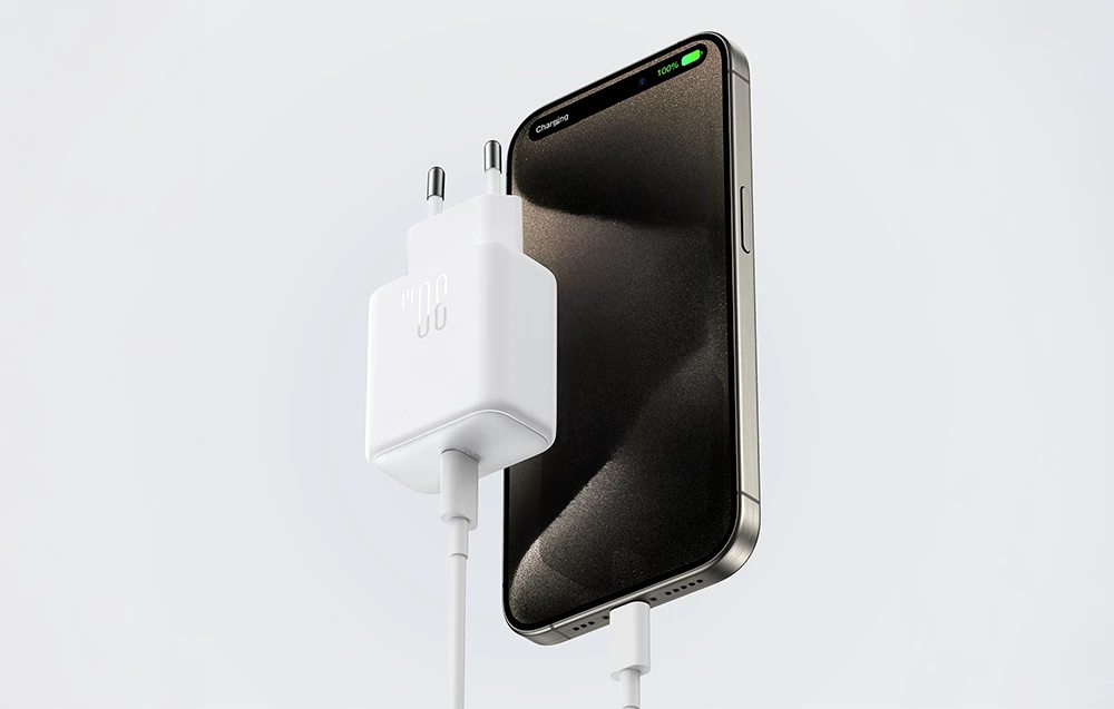 Įkroviklis Joyroom JR-TCF24 30W USB-C baltas aprašymas - Prekės nuotrauka Įkroviklis Joyroom JR-TCF24 30W USB-C baltas aprašymas - Prekės nuotrauka