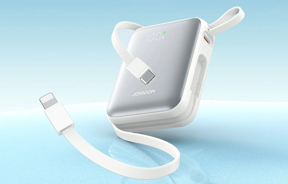 Išorinė baterija Power Bank Joyroom JR-PBF27 22.5W Mini 10000mAh juoda aprašymas - Prekės nuotrauka Išorinė baterija Power Bank Joyroom JR-PBF27 22.5W Mini 10000mAh juoda aprašymas - Prekės nuotrauka