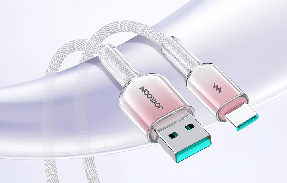 Joyroom S-A42 3A USB-A USB-C Kabelis 1.2m baltos spalvos aprašymas - Prekės nuotrauka Joyroom S-A42 3A USB-A USB-C Kabelis 1.2m baltos spalvos aprašymas - Prekės nuotrauka