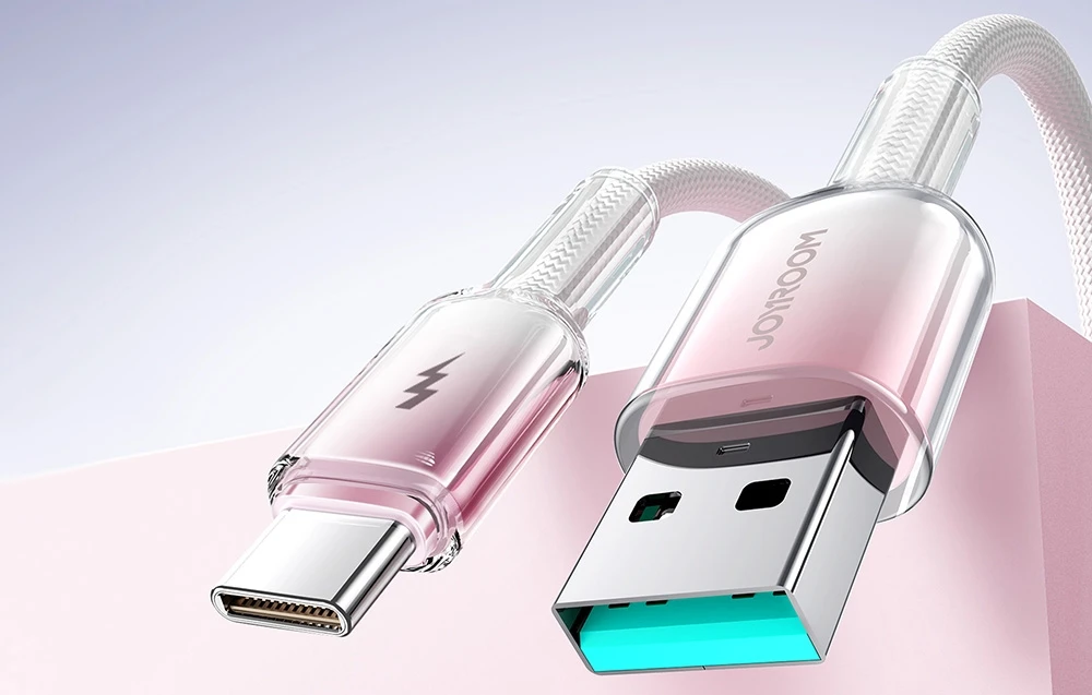 Joyroom S-A42 3A USB-A USB-C Kabelis 1.2m baltos spalvos aprašymas - Prekės nuotrauka Joyroom S-A42 3A USB-A USB-C Kabelis 1.2m baltos spalvos aprašymas - Prekės nuotrauka