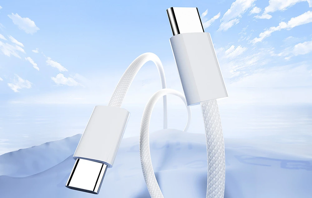 USB kabelis Joyroom S-A45 USB-C į USB-C 60W 1,0m baltas aprašymas - Prekės nuotrauka