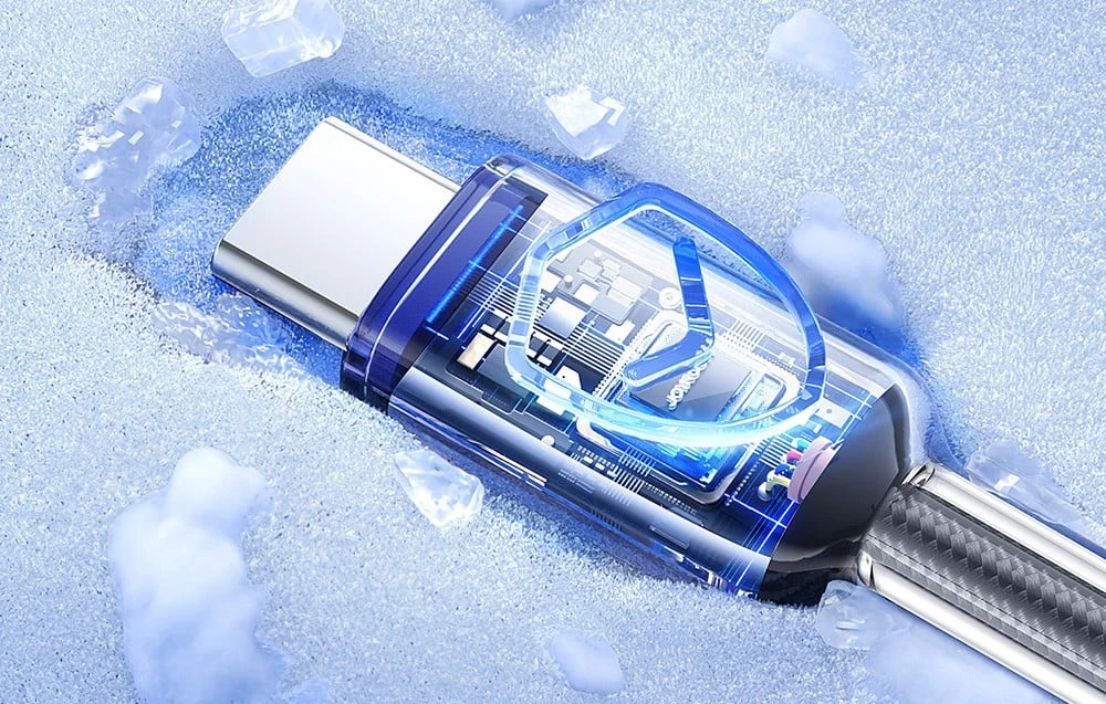 Joyroom USB-A USB-C kabelis S-A42 3A 1.2m juodos spalvos aprašymas - Prekės nuotrauka