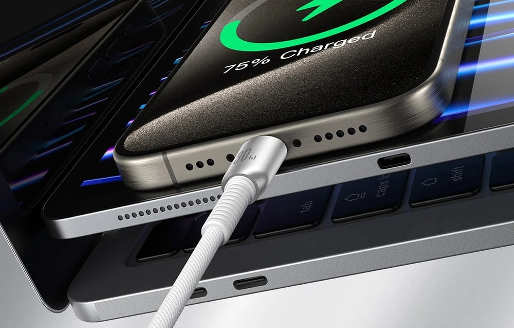 USB laidas Joyroom S-A51 USB-C iki Lightning 30W 1.2m pilkas aprašymas - Prekės nuotrauka USB laidas Joyroom S-A51 USB-C iki Lightning 30W 1.2m pilkas aprašymas - Prekės nuotrauka