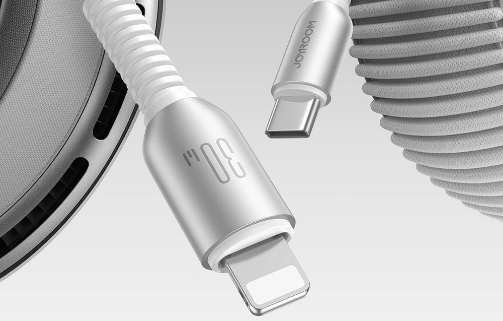 USB laidas Joyroom S-A51 USB-C iki Lightning 30W 1.2m pilkas aprašymas - Prekės nuotrauka USB laidas Joyroom S-A51 USB-C iki Lightning 30W 1.2m pilkas aprašymas - Prekės nuotrauka