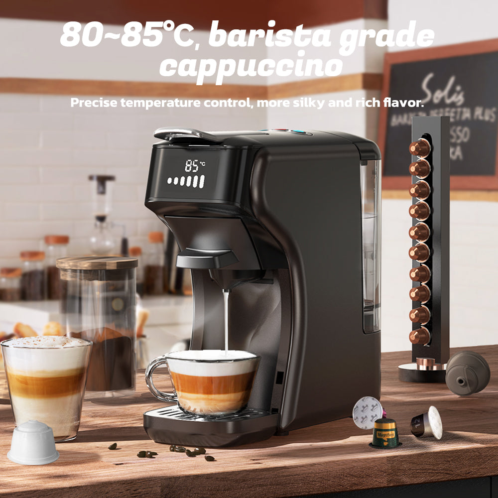 HiBREW 6in1 kapsulinis kavos aparatas H1B, baltos spalvos aprašymas - Prekės nuotrauka