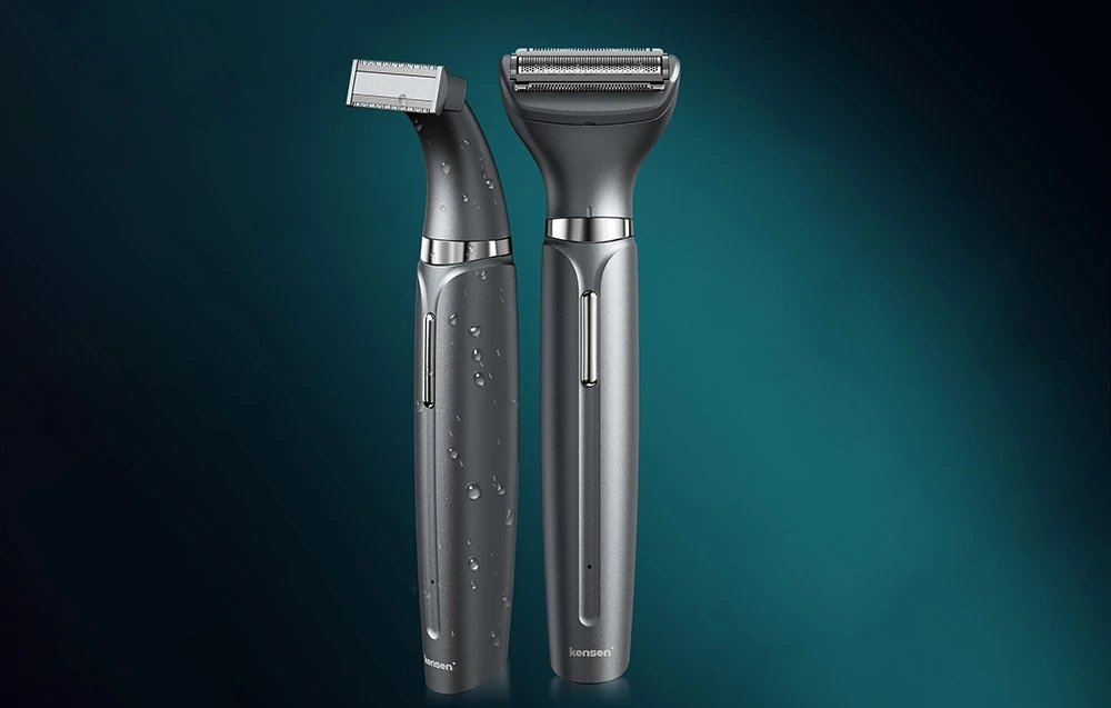Kensen 2-in-1 body trimmer 05-KTMQ31-0GA (pilka) aprašymas - Prekės nuotrauka Kensen 2-in-1 body trimmer 05-KTMQ31-0GA (pilka) aprašymas - Prekės nuotrauka