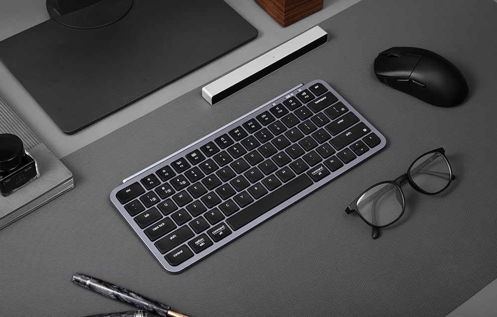 Klaviatūra Keychron B1 Pro 75% membraninis erdvės pilkas aprašymas - Prekės nuotrauka