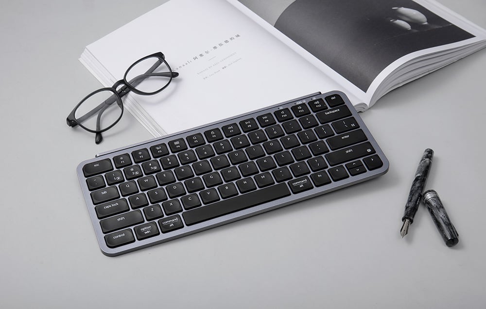Klaviatūra Keychron B1 Pro 75% membraninis erdvės pilkas aprašymas - Prekės nuotrauka