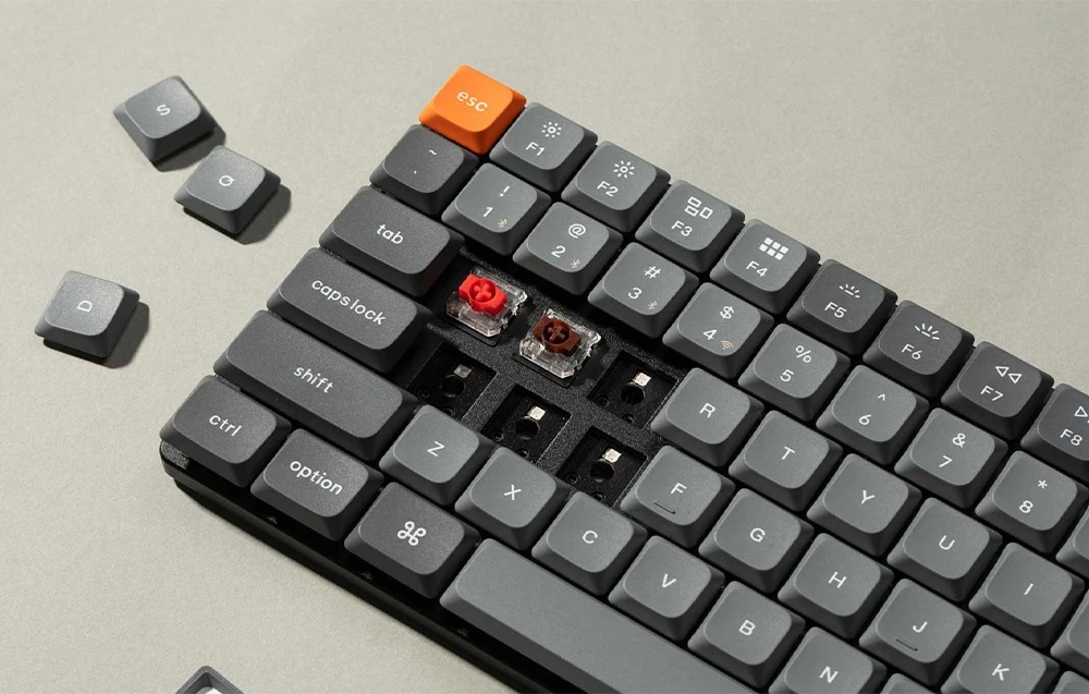 Keychron K3 Max Wireless (K3M-H3) - US išdėstymas - Hot-Swappable Low Profile Gateron Brown - Juodas (Juoda) Mechaninė Belaidė Žaidimų Klaviatūra aprašymas - Prekės nuotrauka Keychron K3 Max Wireless (K3M-H3) - US išdėstymas - Hot-Swappable Low Profile Gateron Brown - Juodas (Juoda) Mechaninė Belaidė Žaidimų Klaviatūra aprašymas - Prekės nuotrauka