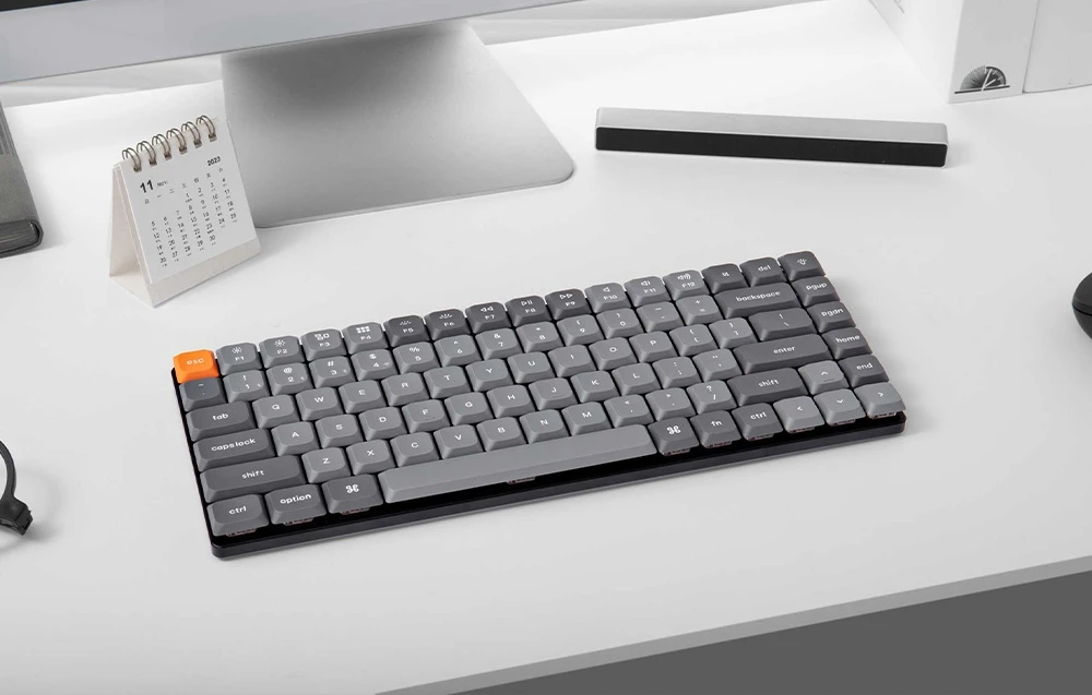 Keychron K3 Max Wireless (K3M-H3) - US išdėstymas - Hot-Swappable Low Profile Gateron Brown - Juodas (Juoda) Mechaninė Belaidė Žaidimų Klaviatūra aprašymas - Prekės nuotrauka Keychron K3 Max Wireless (K3M-H3) - US išdėstymas - Hot-Swappable Low Profile Gateron Brown - Juodas (Juoda) Mechaninė Belaidė Žaidimų Klaviatūra aprašymas - Prekės nuotrauka