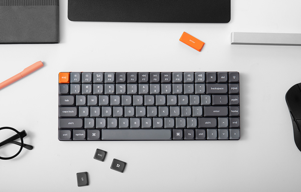 Keychron K3 MAX bevielė mechaninė 75% klaviatūra (K3M-H1) aprašymas - Prekės nuotrauka