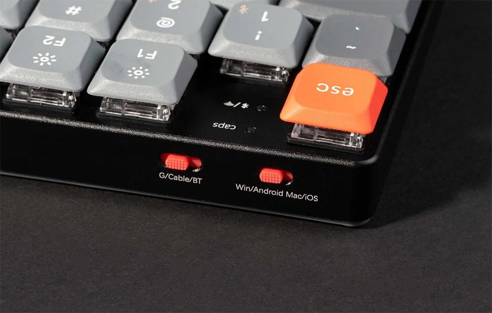 Klaviatūra Keychron K5 Max Full Size Raudona Switch Hot-Swap Juodas aprašymas - Prekės nuotrauka Klaviatūra Keychron K5 Max Full Size Raudona Switch Hot-Swap Juodas aprašymas - Prekės nuotrauka
