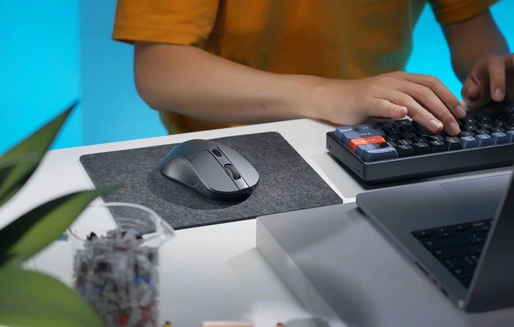 Belaidė žaidimų pelė Keychron M3 Wireless, Juoda aprašymas - Prekės nuotrauka Belaidė žaidimų pelė Keychron M3 Wireless, Juoda aprašymas - Prekės nuotrauka