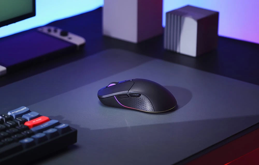 Belaidė žaidimų pelė Keychron M3 Wireless, Juoda aprašymas - Prekės nuotrauka Belaidė žaidimų pelė Keychron M3 Wireless, Juoda aprašymas - Prekės nuotrauka