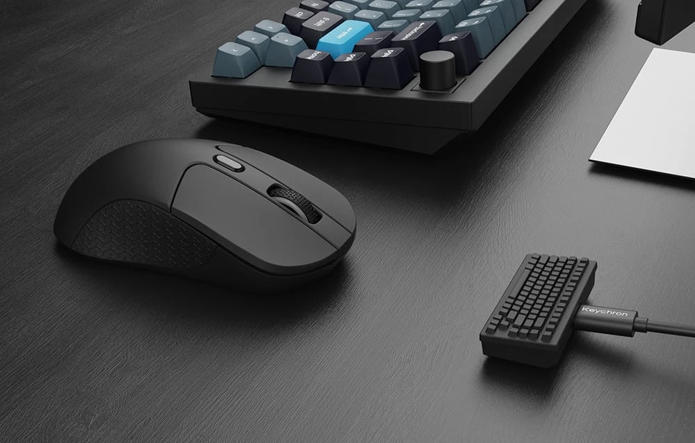 Pelė Keychron M3-A4 PixArt 3395 4K Juoda aprašymas - Prekės nuotrauka Pelė Keychron M3-A4 PixArt 3395 4K Juoda aprašymas - Prekės nuotrauka