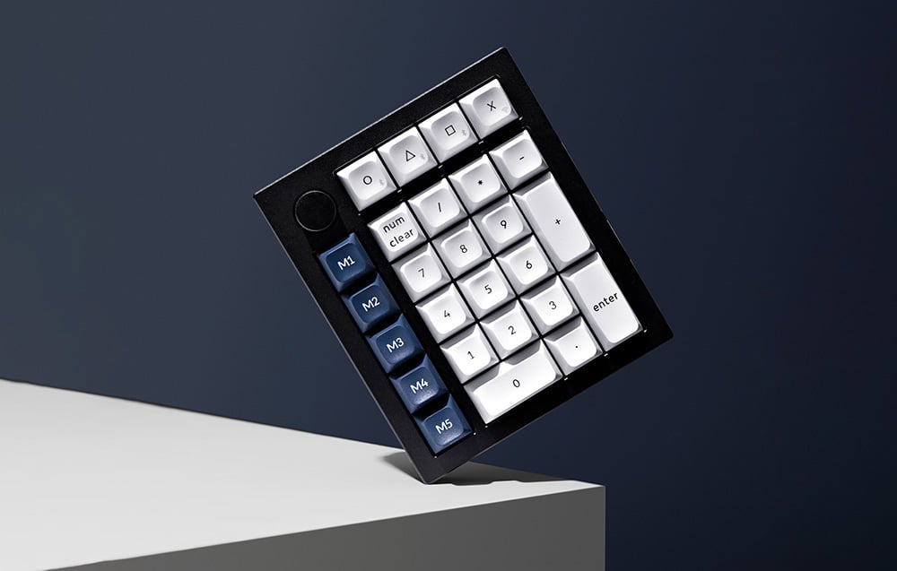 Keychron Q0 Max RGB Wireless Numeric Klaviatūra, Raudona Switch (Juodas) [Q0M-M1]. aprašymas - Prekės nuotrauka