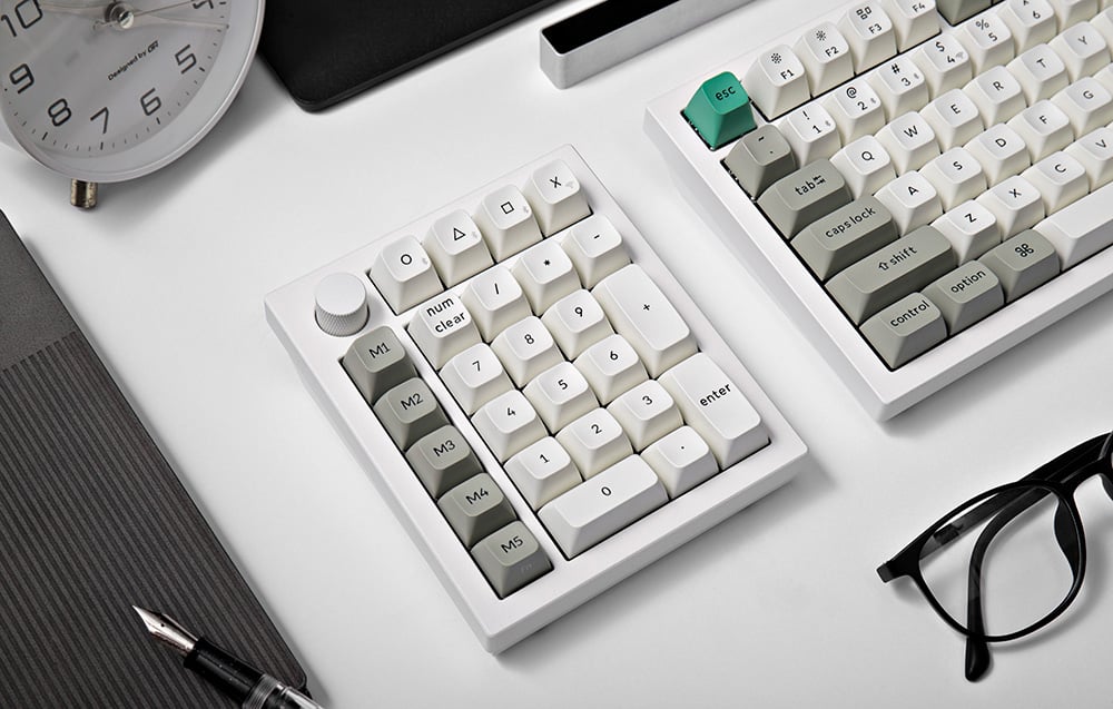 Keychron Q0 Max RGB Wireless Numeric Klaviatūra, Raudona Switch (Juodas) [Q0M-M1]. aprašymas - Prekės nuotrauka
