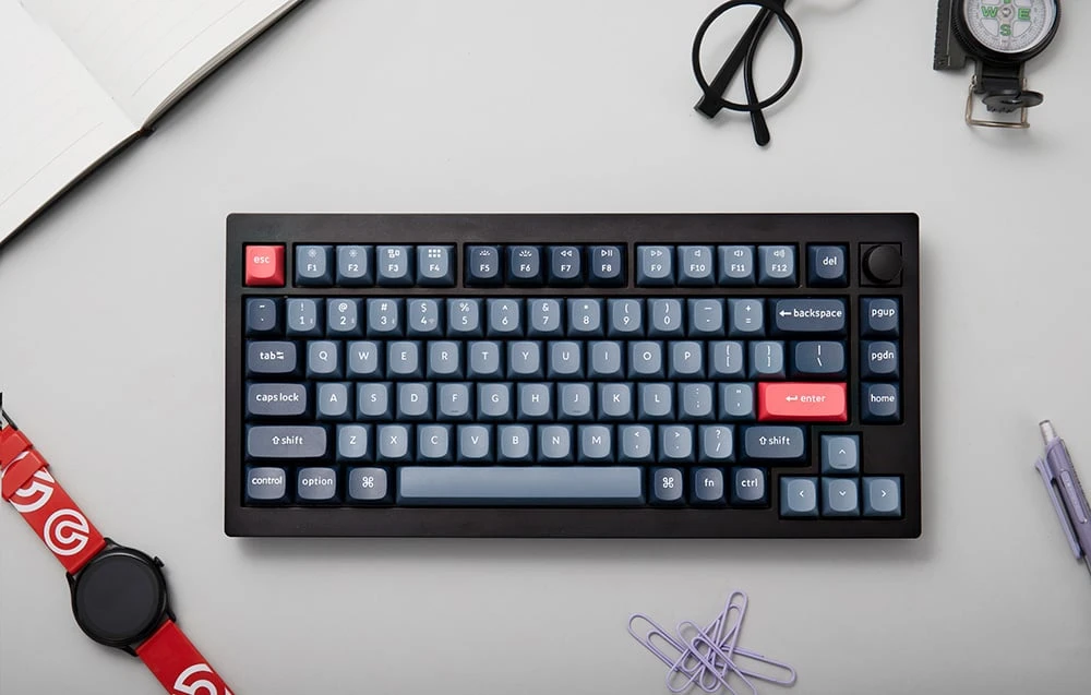 Keychron V1 Max – US išdėstymas – Gateron Banana Switches – Belaidė Žaidimų Klaviatūra aprašymas - Prekės nuotrauka Keychron V1 Max – US išdėstymas – Gateron Banana Switches – Belaidė Žaidimų Klaviatūra aprašymas - Prekės nuotrauka