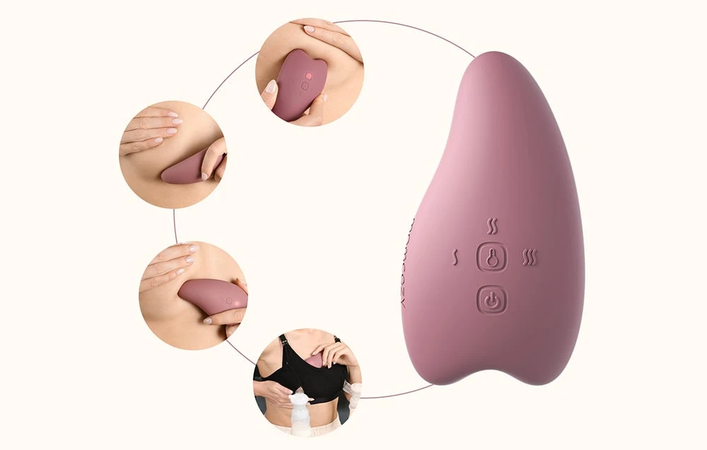 Momcozy LM01 laktacijos masažuoklis (rožinis) MCMLM01-GE00BA-LY aprašymas - Prekės nuotrauka