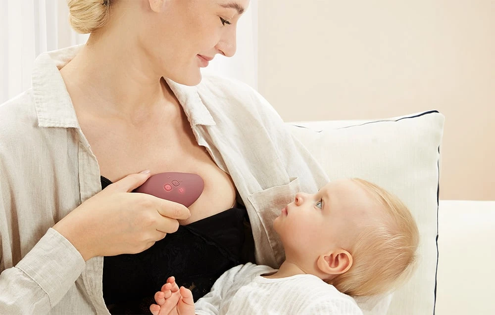 Momcozy LM01 laktacijos masažuoklis (rožinis) MCMLM01-GE00BA-LY aprašymas - Prekės nuotrauka
