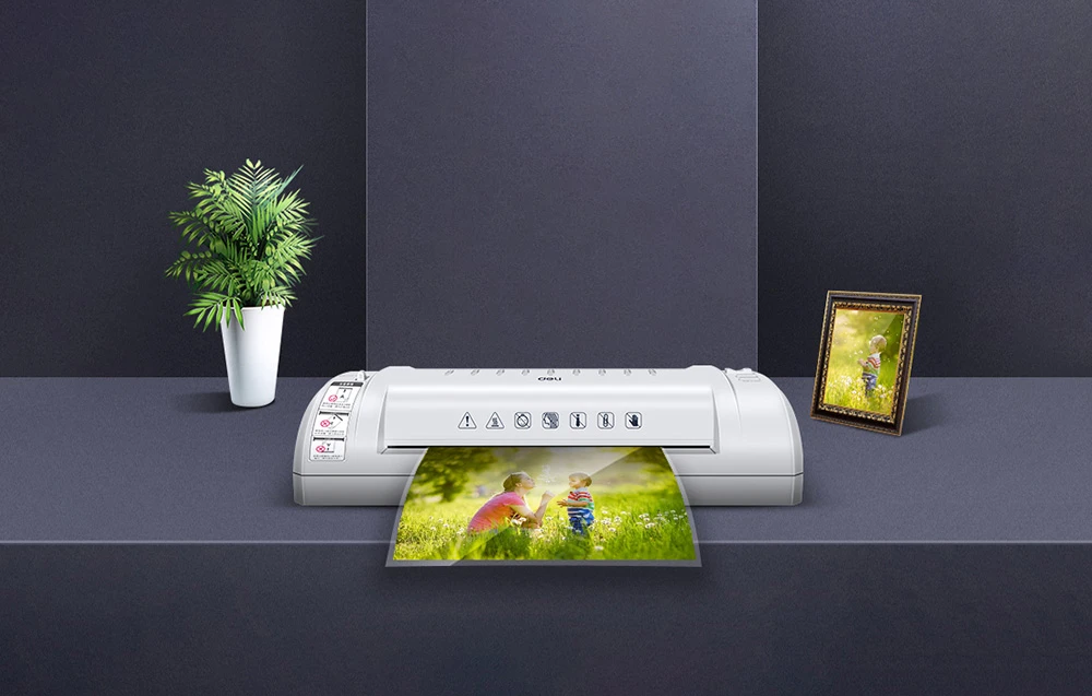 Deli Office A4 Deli E3893-EU laminavimo aparatas aprašymas - Prekės nuotrauka Deli Office A4 Deli E3893-EU laminavimo aparatas aprašymas - Prekės nuotrauka