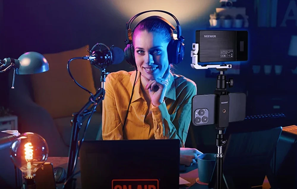 Lempa Neewer SL90 Pro LED RGB 12W 2500-10000K aprašymas - Prekės nuotrauka