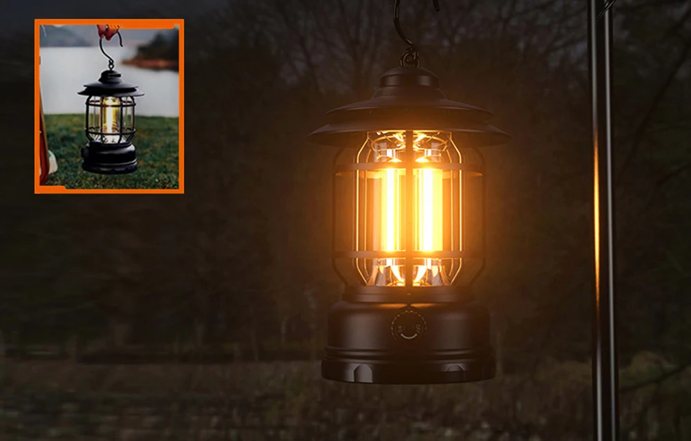 Camping lantern Superfire T51, USB-C aprašymas - Prekės nuotrauka Camping lantern Superfire T51, USB-C aprašymas - Prekės nuotrauka