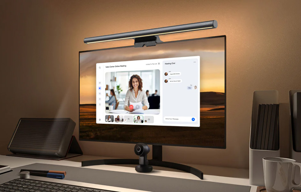 Yeelight Aries monitorius lamp 250lm / CRI Ra95 aprašymas - Prekės nuotrauka