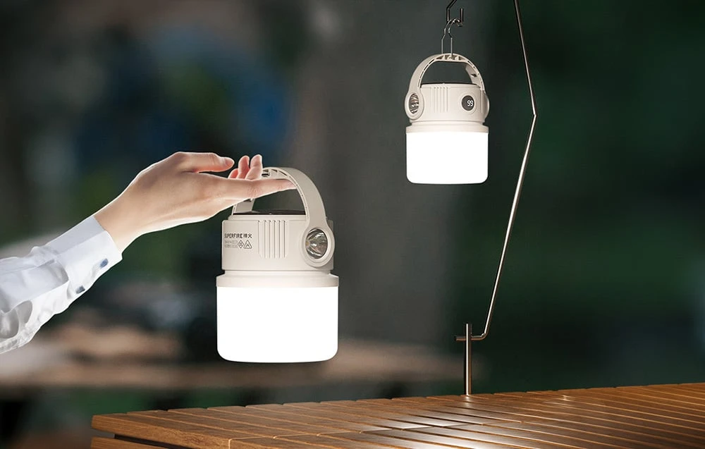 Lampka kempingowa T22 Superfire aprašymas - Prekės nuotrauka