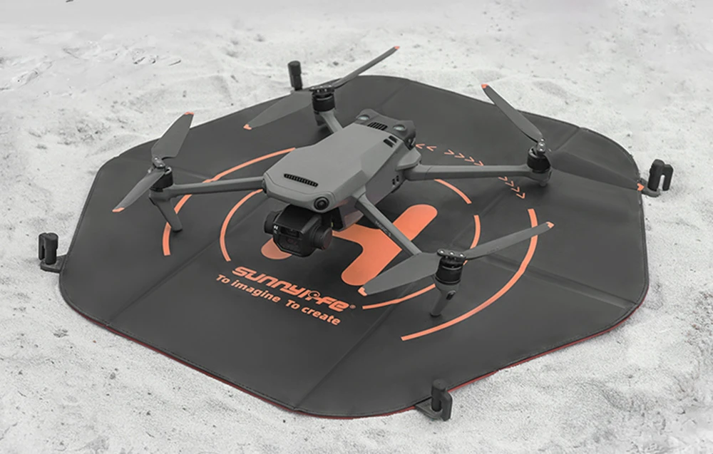 Nusileidimo padėklas dronams Sunnylife 60 cm šešiakampis - dvipusis (TJP09) aprašymas - Prekės nuotrauka
