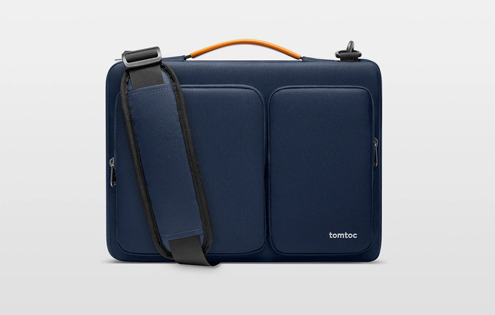 Krepšys na laptopa 14 Tomtoc Defender-A42 (tamsiai mėlyna) aprašymas - Prekės nuotrauka Krepšys na laptopa 14 Tomtoc Defender-A42 (tamsiai mėlyna) aprašymas - Prekės nuotrauka