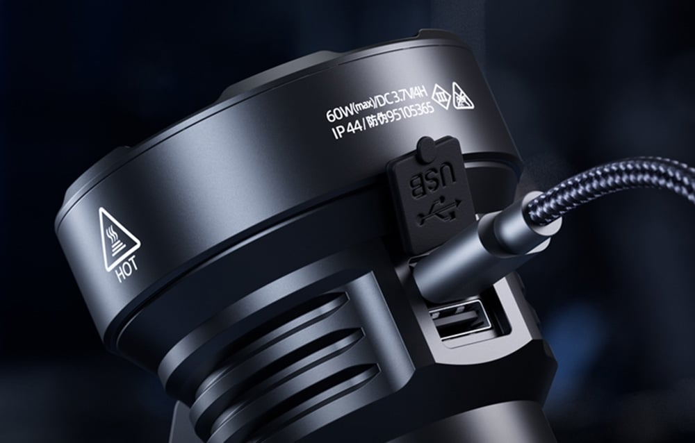 Žibintuvėlis Superfire L20, 5000lm, USB-C aprašymas - Prekės nuotrauka