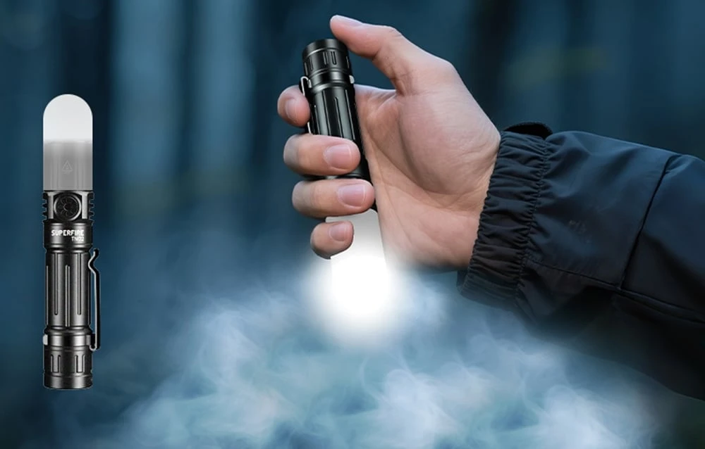 Žibintuvėlis Superfire TN02,1800lm, USB-C aprašymas - Prekės nuotrauka