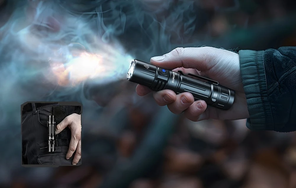 Žibintuvėlis Superfire TN02,1800lm, USB-C aprašymas - Prekės nuotrauka