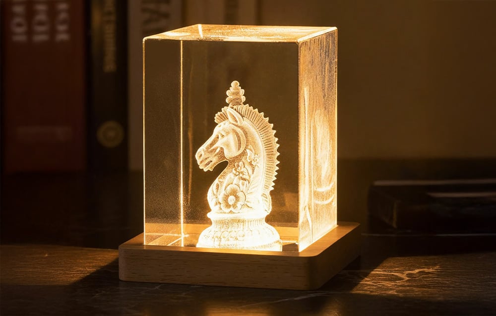 LED base designed to fit the rectangular K9 xTool cube aprašymas - Prekės nuotrauka
