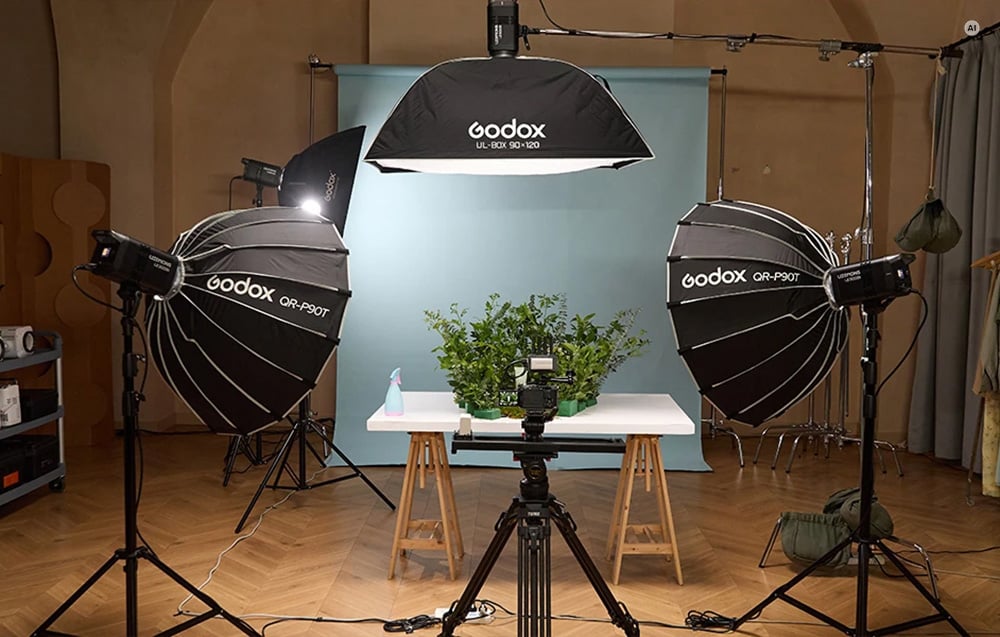 Apšvietimo Įranga - Godox LE200Bi Bi Color LED Vaizdo Šviesa, Reguliuojama Temperatūra, Balta aprašymas - Prekės nuotrauka