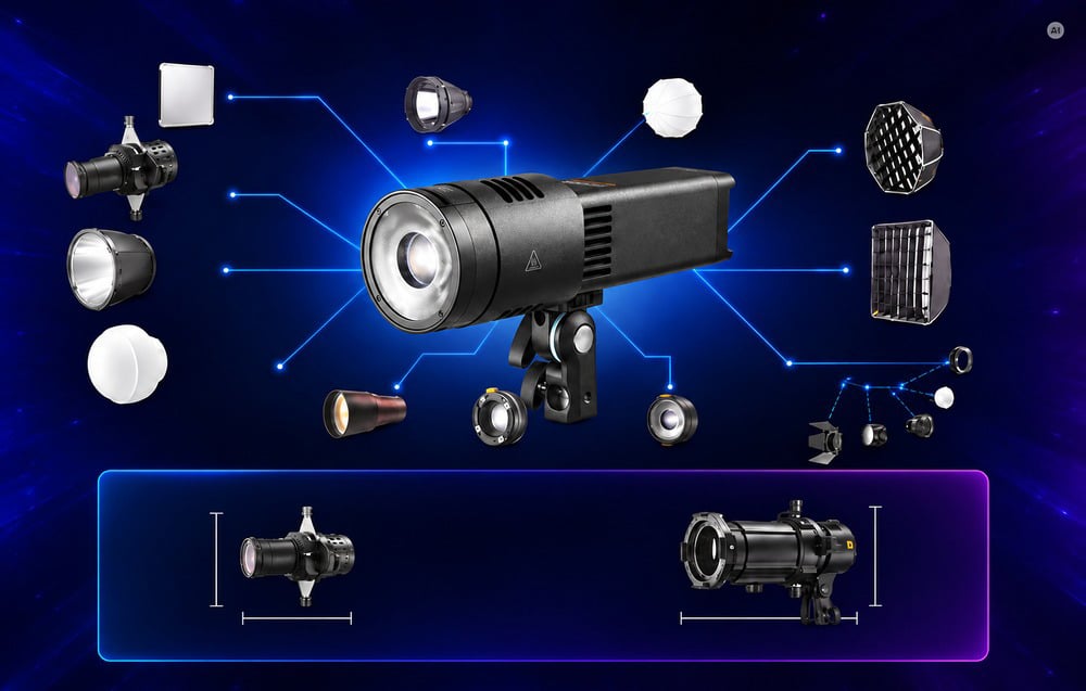 LED Photography Light GODOX RS100R aprašymas - Prekės nuotrauka