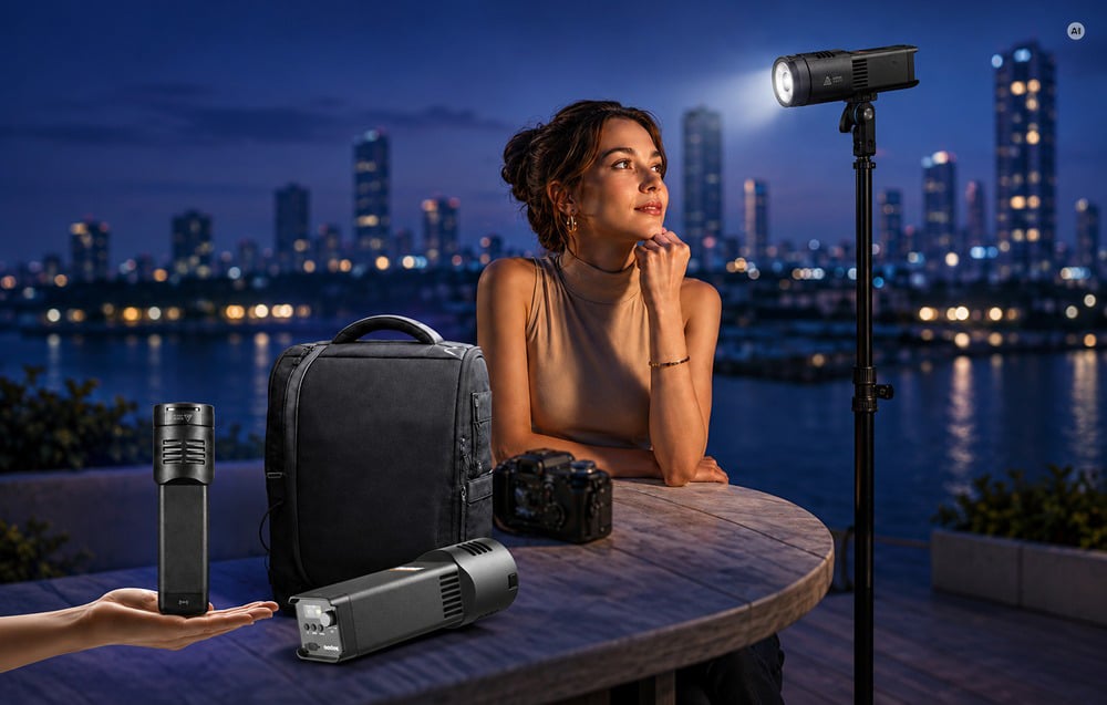 LED Photography Light GODOX RS100R aprašymas - Prekės nuotrauka