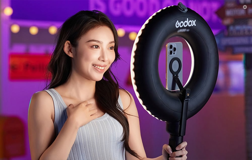 LED Ring Light GODOX LR150 Air aprašymas - Prekės nuotrauka