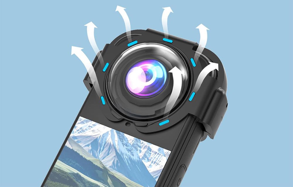 Apsauginis objektyvo dėklas su grūdintu stiklu „Puluz“, skirtas „Insta360 X4 Air“ aprašymas - Prekės nuotrauka Apsauginis objektyvo dėklas su grūdintu stiklu „Puluz“, skirtas „Insta360 X4 Air“ aprašymas - Prekės nuotrauka