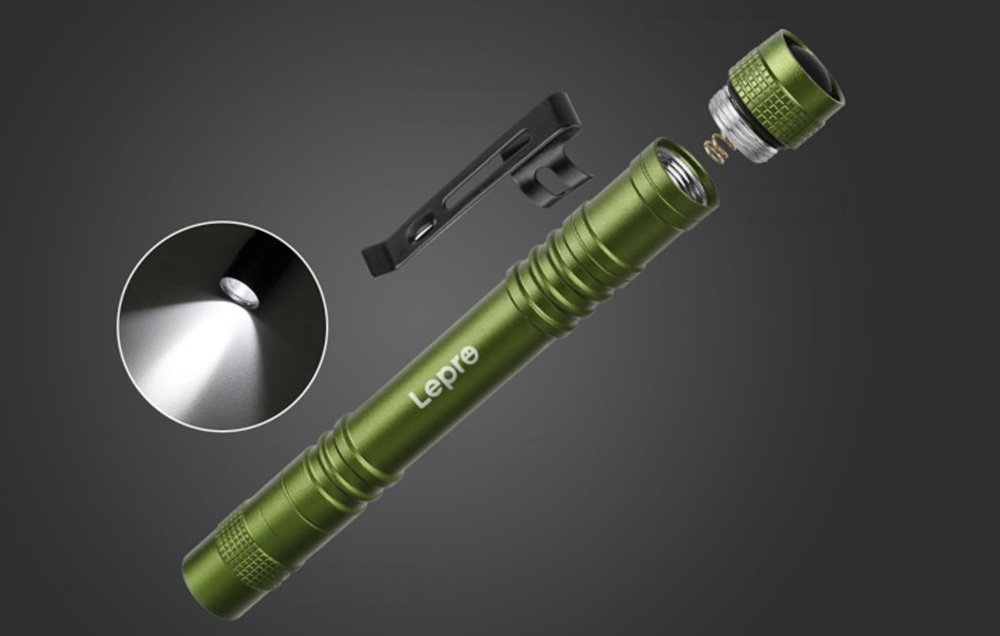 LEPRO 120023L-GN-2 Flashlight, 2 pcs. aprašymas - Prekės nuotrauka