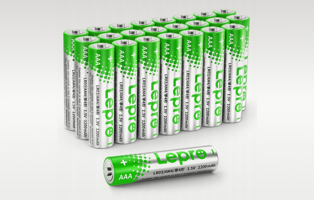 LEPRO 130001-24 AAA R3 Alkaline Batteries, 24-Pack aprašymas - Prekės nuotrauka