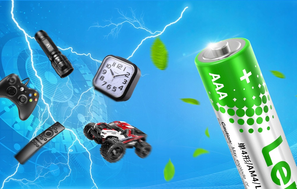 Šakotuvas LEPRO 130003-48 AA/AAA Alkaline Batteries, 48-Pack aprašymas - Prekės nuotrauka