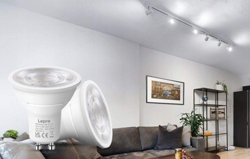 LEPRO 200082-DW-EU-10 GU10 LED Bulb, 3.6W, 345 lm, 6500K, 38°, Energy Class E, 10 pcs. aprašymas - Prekės nuotrauka
