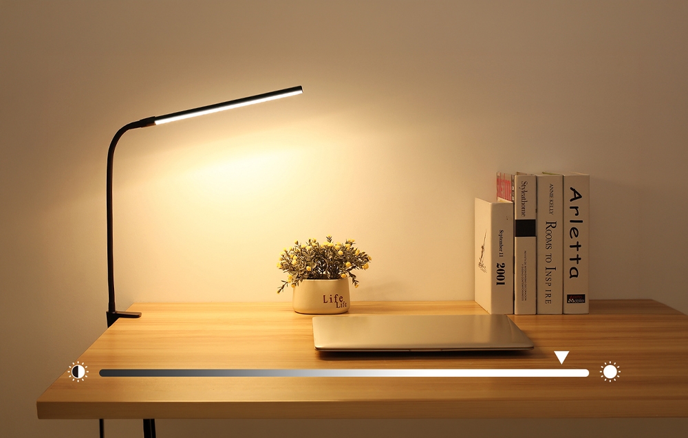 LEPRO 310006 Desk Lamp, 460 lm (Juodas) aprašymas - Prekės nuotrauka