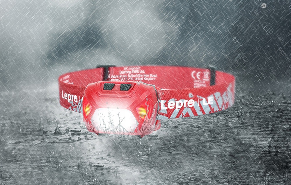 LEPRO 320014-R-2 USB Headlamp, 2 vnt. aprašymas - Prekės nuotrauka