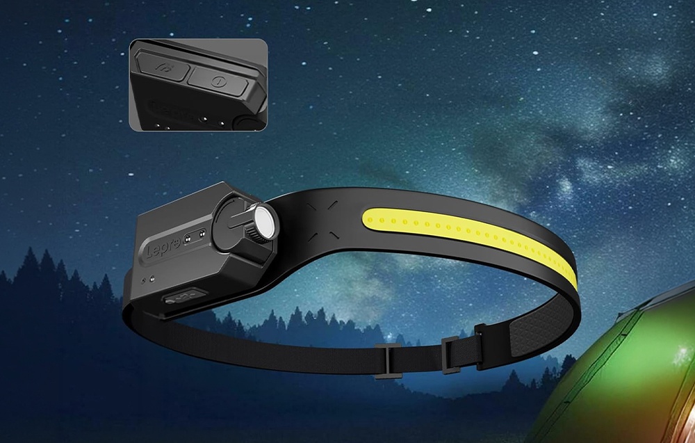 LEPRO 320019 Headlamp, 350 lm aprašymas - Prekės nuotrauka