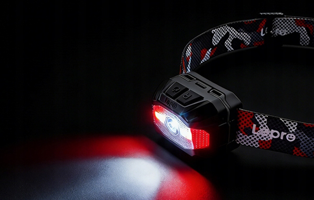 LEPRO 320023-2 USB Headlamp, 2 vnt. aprašymas - Prekės nuotrauka
